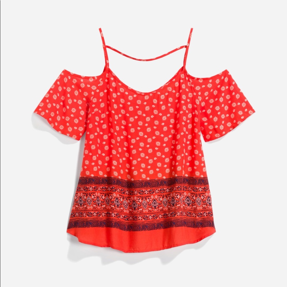 Stitch Fix Pixley Open Shoulder Top